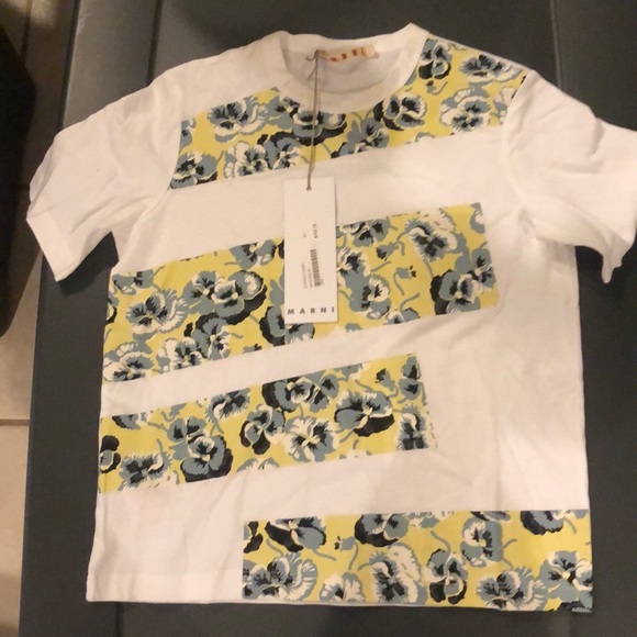 Marni Other - Clearance - Marni Stripped Flower Shirt